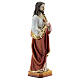 Sagrado Corazón Jesús mano en el pecho estatua resina 12 cm s3