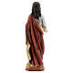Sagrado Corazón Jesús mano en el pecho estatua resina 12 cm s4
