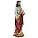 Estatua Jesús Sagrado Corazón detalles oro resina 20 cm s3