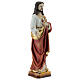 Statua Gesù Sacro Cuore dettagli oro resina 20 cm s3