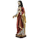 Gesù Sacro Cuore bianco rosso oro statua resina 30 cm s2