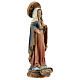 Estatua Sagrado Corazón María aureola dorada resina 15 cm s3