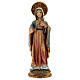 Statue Coeur Immaculé Marie auréole dorée résine 15 cm s1