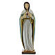 Corazón Inmaculado María vestidos blancos estatua resina 20 cm s1