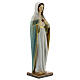 Corazón Inmaculado María vestidos blancos estatua resina 20 cm s3