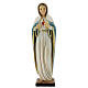 Statua Sacro Cuore di Maria velo bianco resina 30 cm s1