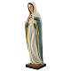 Statua Sacro Cuore di Maria velo bianco resina 30 cm s2