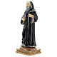 St Benedict of Nursia statue with Rule book resin 13 cm s2