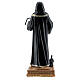 St Benedict of Nursia statue with Rule book resin 13 cm s4