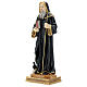 Statue of St Benedict of Nursia black robes crow resin 32 cm s3