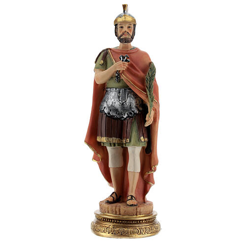 St. Cosmas roman clothes resin statue 15 cm 1