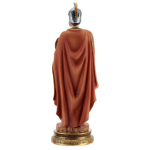 St. Cosmas roman clothes resin statue 15 cm 4