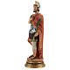 St Cosmas statue Roman soldier uniform resin 15 cm s2
