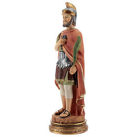 Statue aus Harz St. Kosmas in römischen Gewändern, 22 cm