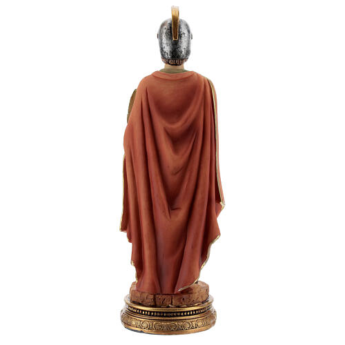 Saint Cosmas statue with nails resin 22 cm 4