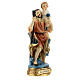 Saint Christophe avec Enfant statue résine 12 cm s3