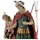 St. Florian with angel resin statue 30 cm s2