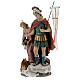 St. Florian with angel resin statue 30 cm s3