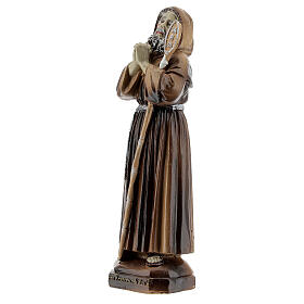 St. Francis from Paola Charitas resin statue 12 cm