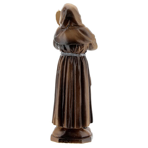 St. Francis from Paola Charitas resin statue 12 cm 4