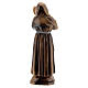 St. Francis from Paola Charitas resin statue 12 cm s4