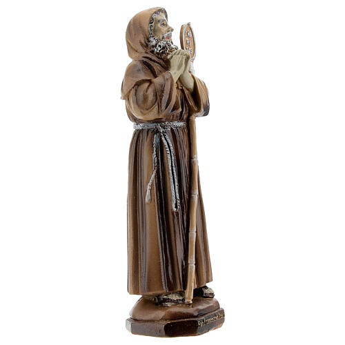 Saint François de Paule Charitas statue résine 12 cm 3