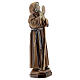 San Francesco da Paola Charitas statua resina 12 cm s3