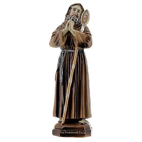 Święty Franciszek z Paoli Charitas, figurka z żywicy 12 cm