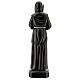 Statue of St Francis of Paola with staff in resin 30 cm s4
