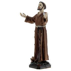 Statue aus Harz Franz von Assisi, 12 cm