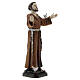 St. Francis of Assisi with dove resin statue 12 cm s3