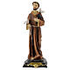 St. Francis of Assisi with doves resin statue 29x11 cm s1