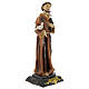 St. Francis of Assisi with doves resin statue 29x11 cm s3