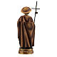 Statue Saint Jacques apôtre chapeau pèlerin résine 12 cm s4