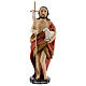 St John Baptist statue with lamb in resin 15 cm s1