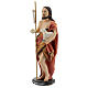 St John Baptist statue with lamb in resin 15 cm s2