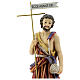 Estatua Bautista Ecce Agnus Dei cruz resina 30 cm s2
