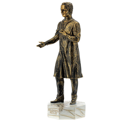 St. Giuseppe Moscati resin statue 30 cm 3