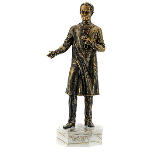 Saint Joseph Moscati statue résine 30 cm 1