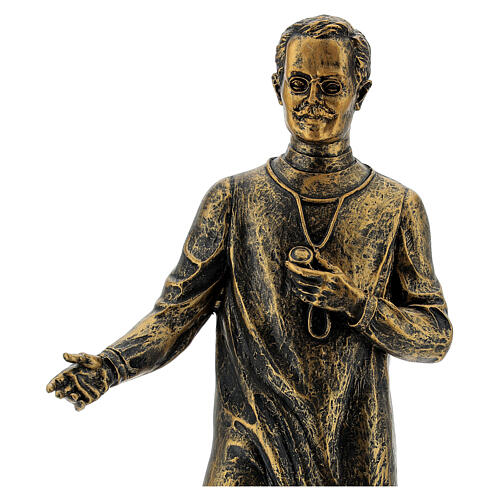 St Giuseppe Moscati statue in resin 30 cm 2