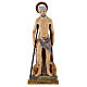 Saint Lazare mendiant chiens statue résine 32 cm s1