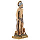 Saint Lazarus statue beggar with dogs resin 32 cm s4