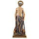 Saint Lazarus statue beggar with dogs resin 32 cm s5