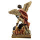 St Michael statue casts out devil resin 11 cm s4