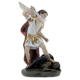St. Michael the Arcangel with sword resin statue 18 cm