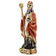 Saint Nicolas de Myre avec crosse résine 12 cm s2