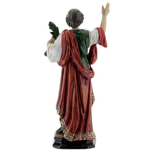 Saint Pancrace palmier statue résine 15 cm 4