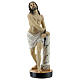 Jesús cerca de la columna de la flagelación estatua resina 19 cm s1