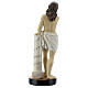Christ tied to column Passion resin statue 29 cm s5