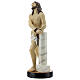 Cristo atado columna Pasión estatua resina 29 cm s3